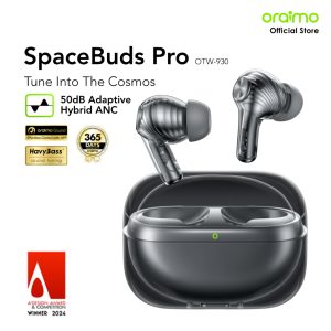 Oraimo OTW-930 True Wireless - avec une liberté totale de mouvement - accentué par des basses puissantes (Bass-Driven Sound) - offrant plus de 20 heures d'écoute - ésistants à la sueur